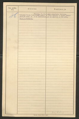 Stern, Adela, 15.1.1883. Policijski karton