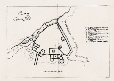 Ogulin - Tlocrt Starog grada