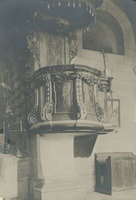 Klenovnik - župna crkva sv. Trojstva, propovjedaonica