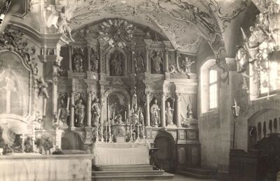 Komin - Crkva sv. Tri kralja, glavni oltar