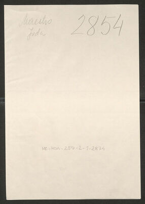 Maestro, Juda-Leon, 16.12.1914. Policijski karton