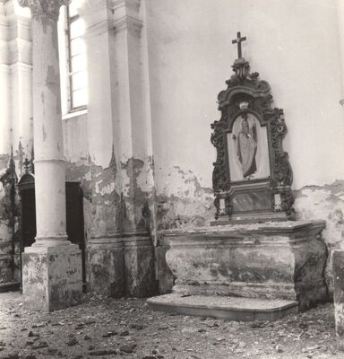 Pogančec - Crkva sv. Majke Božje Lauretanske, pobočni oltar