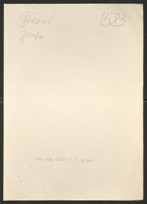 Grković, Jozefina rođ. Rebrina, 28.9.1900. Policijski karton