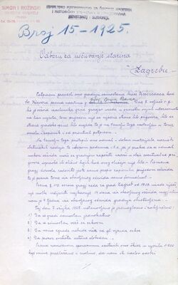 Zagreb - Kompleks crkve i samostana sv. Franje Ksaverskog, gradnja samostana