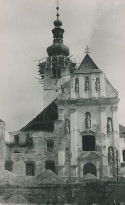 Lepoglava - Crkva Bogorodice, zapadno pročelje