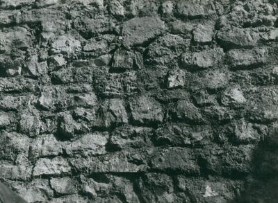 Zelingrad - Stari grad Zelingrad, struktura konzerviranog zida