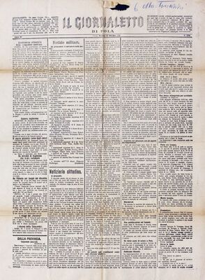 Il Giornaletto di Pola, Pola = Pula, 1910., Anno = Godište 11., Ottobre = Listopad 27, N. = br. 3761
