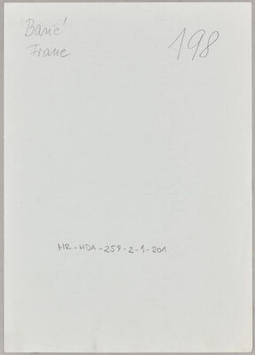 Barić, Frane, 24.3.1921. Policijski karton