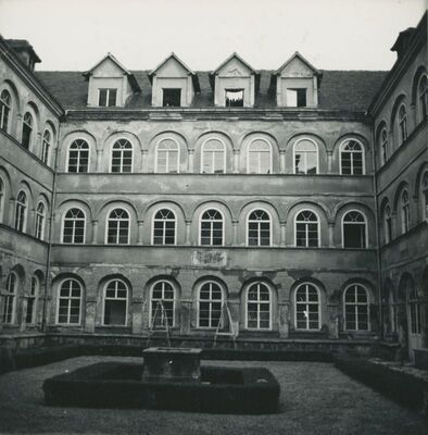 Klenovnik - dvor Draškovića, dvorište