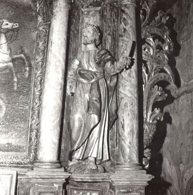 Lijevi Štefanki - Crkva sv. Jurja, detalj glavnog oltara