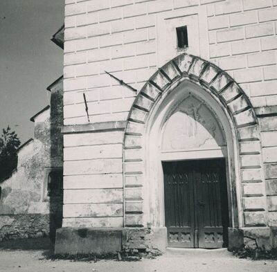 Tuhelj - Župna crkva sv. Marije, vanjština, vanjština, detalj