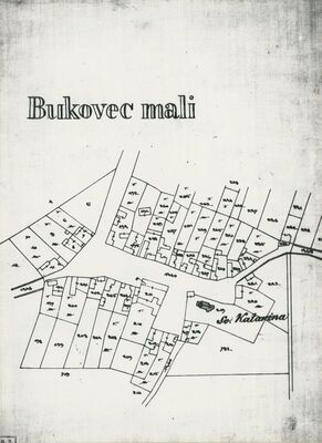 Mali Bukovec - plan mjesta