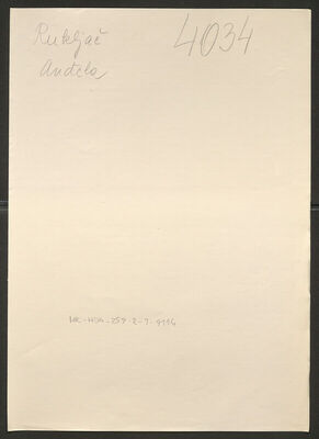 Rukljač, Anđela, 15.7.1922. Policijski karton