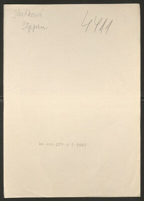 Slatković, Stjepan, 1908. Policijski karton