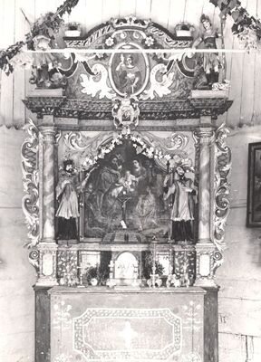 Roženica - Kapela sv. Tri kralja, glavni oltar