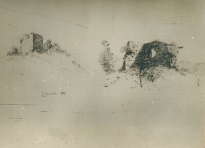 Lipovac - Stari grad Lipovac, crtež