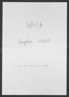 Šamec, Dragutin, 30.3.1908. Policijski karton