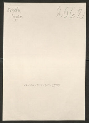 Krneta, Stojan, 1919. Policijski karton