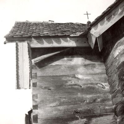 Lukinić Brdo - Kapela sv. Ivana Krstitelja, detalj sakristije