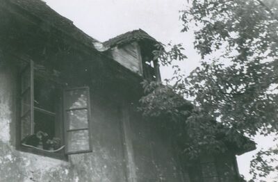 Vukovina - Kurija Alapić, detalj istočnog pročelja