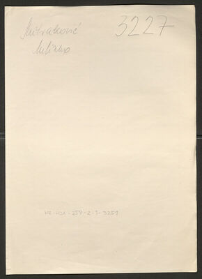 Mitraković, Milinko, 30.3.1909. Policijski karton