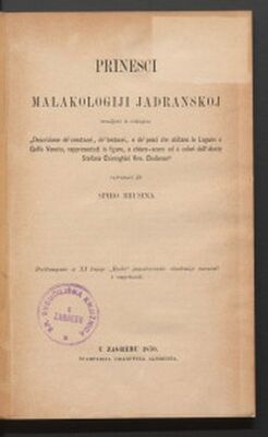 Prinesci malakologiji jadranskoj