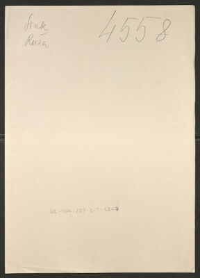 Sruk, Ruža, 1892. Policijski karton