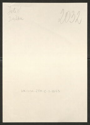 Jotić, Dušan, 1.10.1916. Policijski karton