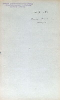 Obavijest o imenovanju i dostava Upute za konzervatore Beli Csikosu Sessii