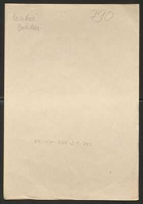 Čembić, Božidar, 7.1.1906. Policijski karton