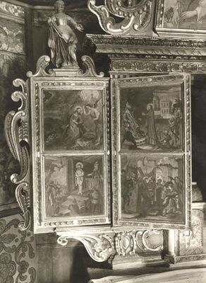 Velika Mlaka - Kapela sv. Barbare, pomoćni oltar