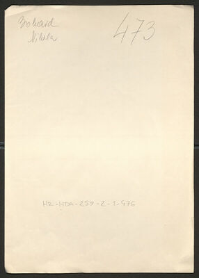 Bokard, Nikola, 8.4.1896. Policijski karton