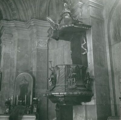 Gradec - Crkva Ranjenog Isusa, propovjedaonica