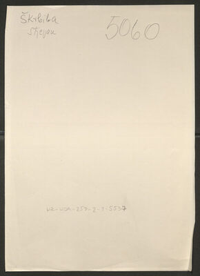 Škrbika, Stjepan. Policijski karton