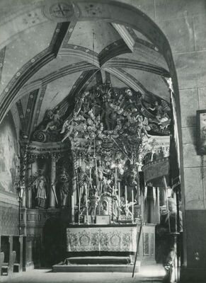 Petrovsko - Župna crkva sv. Petra, unutrašnjost, detalj