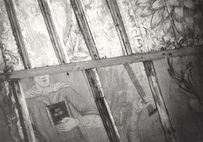 Draganić (Goljak Draganićki) - Kapela sv. Trojstva, tabulat s oslikanim daskama