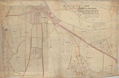 NACERT TERGOVIŠTA STARI VUKOVAR ZA RAZDIELENJE PAŠNJAKA U SMISLU OSUDE OD 20/7 1878 SASTAVLJEN GOD.1879