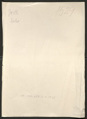 Gostl, Vilko, 16.1.1911. Policijski karton