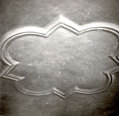 Cerje - Kurija župnog dvora, štukatura na stropu