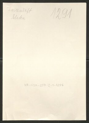 Fricenšaft, Mladen, 1915. Policijski karton