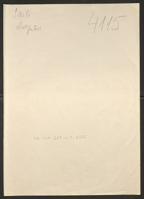 Saili, Dragutin, 19.11.1899. Policijski karton