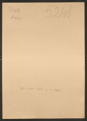 Štrok, Ana, 7.2.1888. Policijski karton