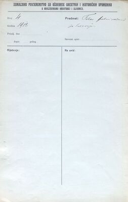 Martin Pilar, putni račun za Prozorje