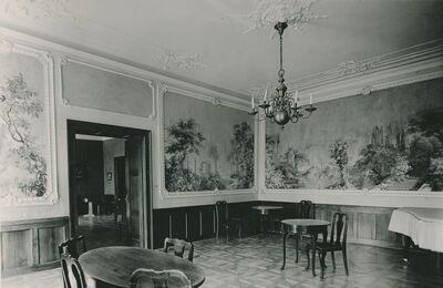 Klenovnik - dvor Drašković, dvorana sa zidnim slikama