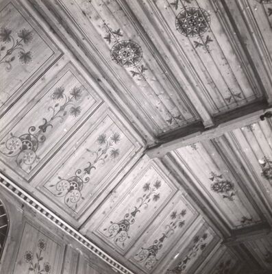 Gustelnica - Crkva sv. Antuna Padovanskog, oslikani strop