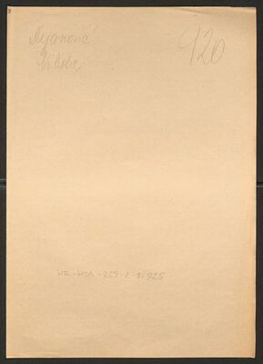 Dejanović, Nikola, 1899. Policijski karton