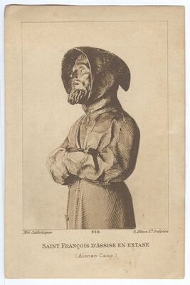 Sveti Franjo Asiški u ekstazi prema kipu Alonsa Canoa