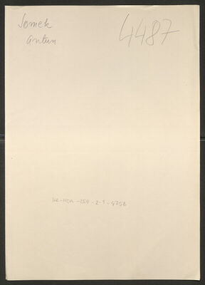 Somek, Antun, 29.10.1907. Policijski karton