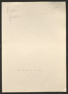 Mesarić, Ignac, 31.7.1913. Policijski karton