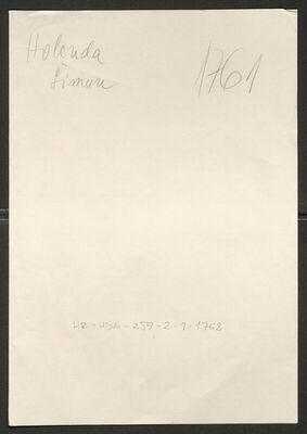 Holenda, Šimun, 28.10.1895. Policijski karton